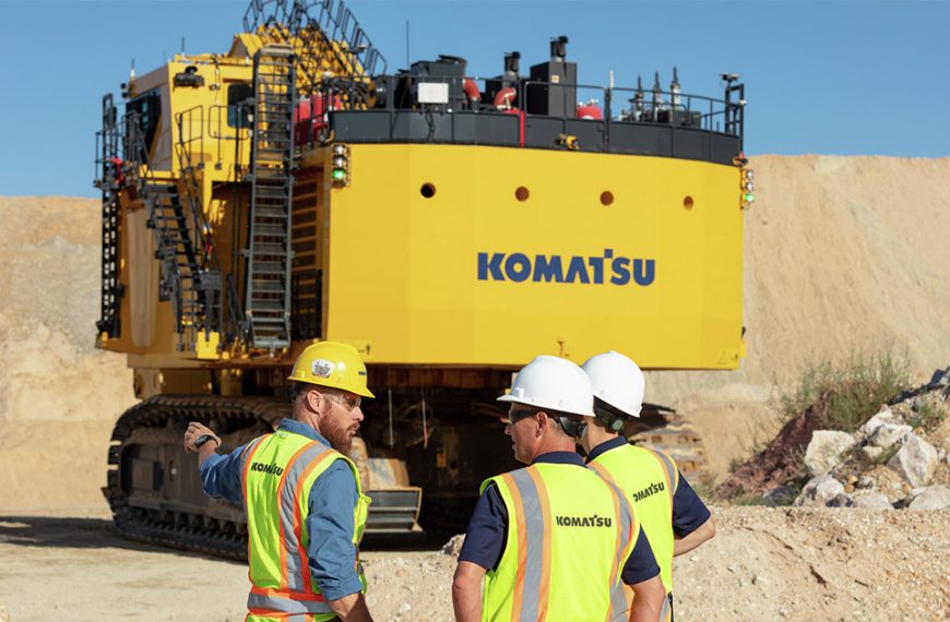 Komatsu goes big with PC9000 excavator