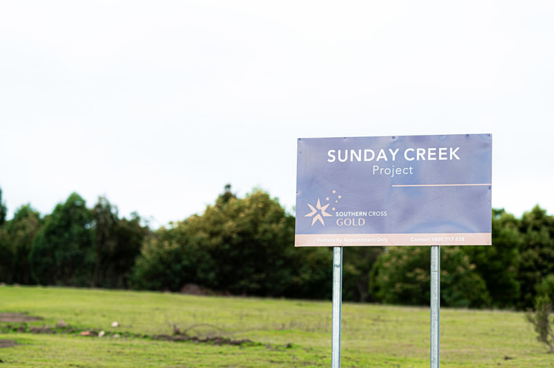 Southern Cross Gold to secure land around Sunday Creek