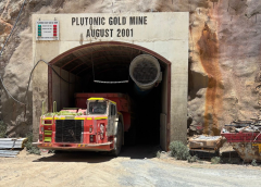 First stoping ore for Plutonic East