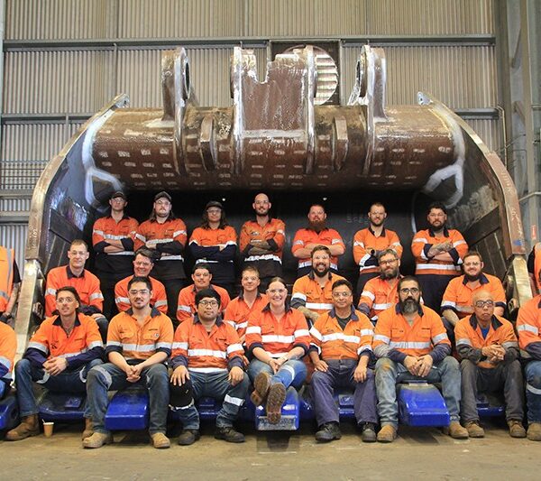 Liebherr-Australia facility fabricates 100th bucket