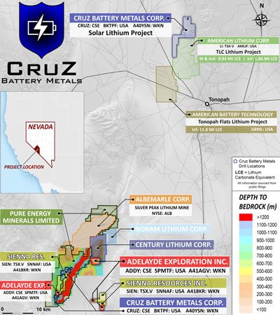 Cruz Battery Metals renews Nevada claims
